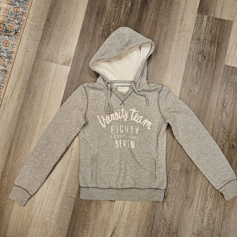 Aeropostale size Medium Women's Hoodie Varsity Gray